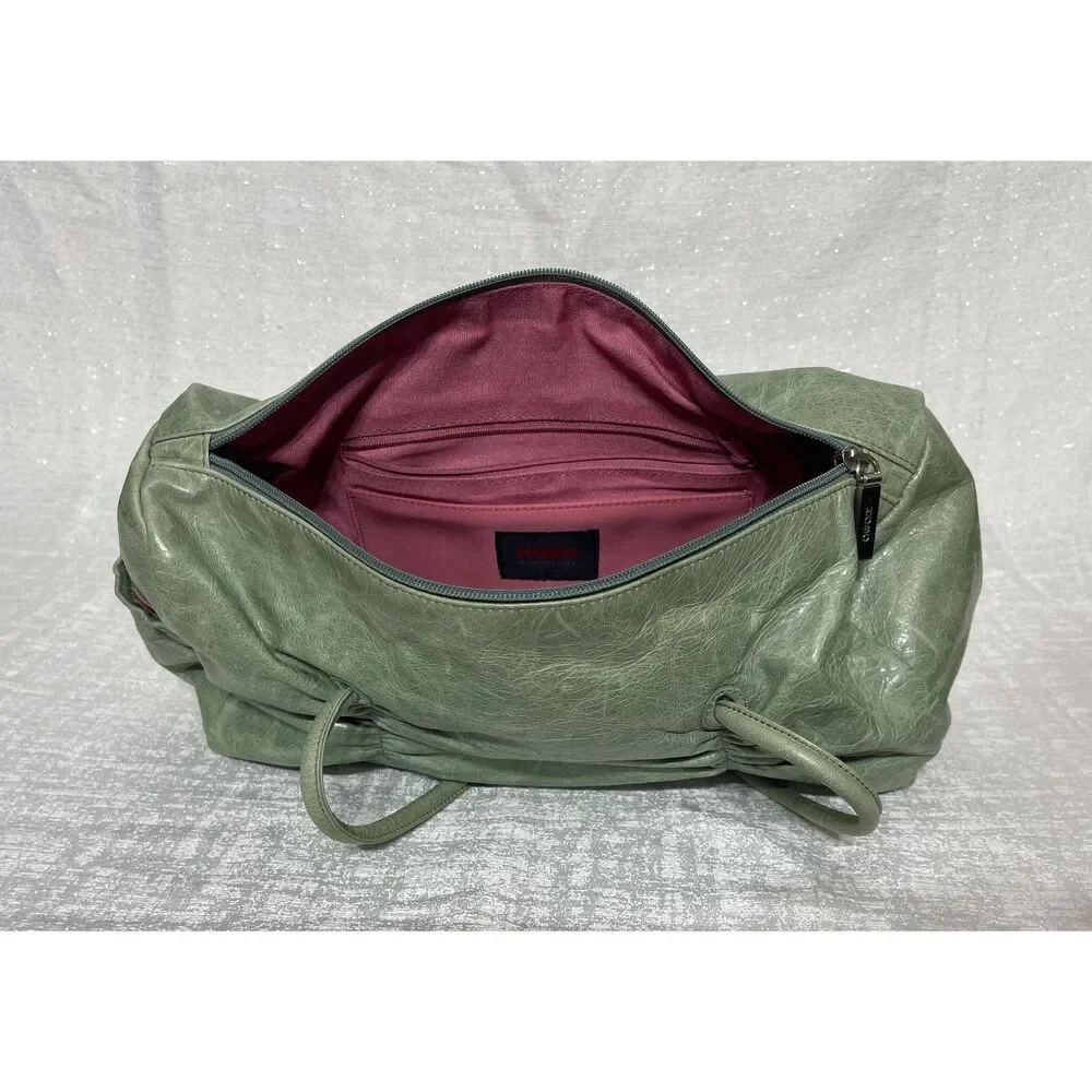 HOBO International - Olive Green Leather Shoulder Bag - Picture 5 of 6